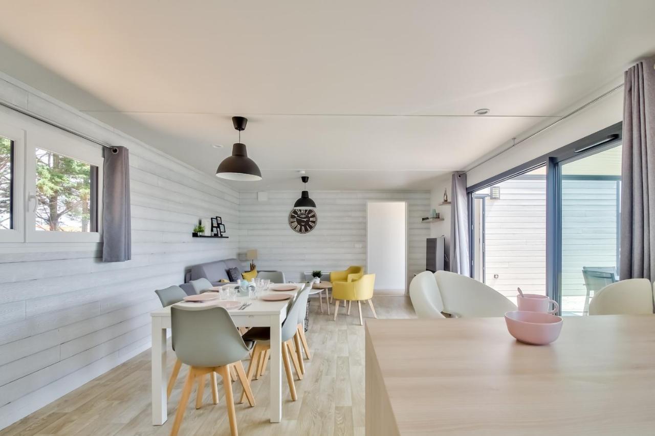 Chalet Pour 8 Dans Residence Avec Piscine Chauffee Bretignolles-sur-Mer Bagian luar foto