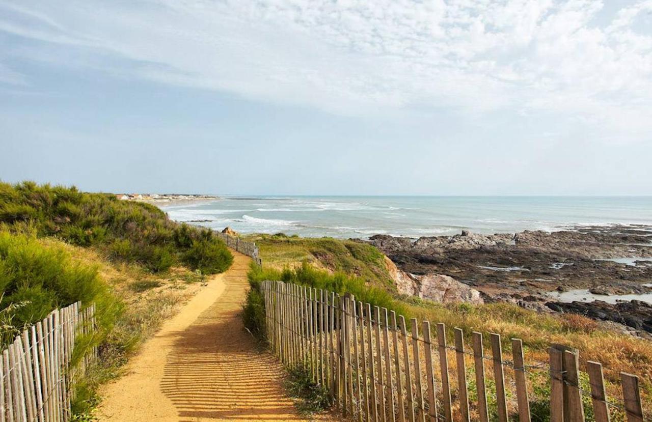 Chalet Pour 8 Dans Residence Avec Piscine Chauffee Bretignolles-sur-Mer Bagian luar foto